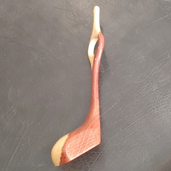 vintage Wood Golf Club Wine Bottle Holder - Picture 3 of 3